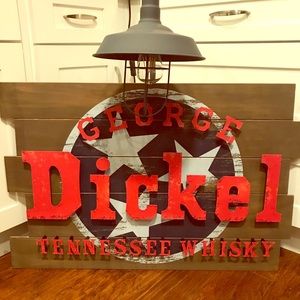 George dickle Tennessee whisky bar sign